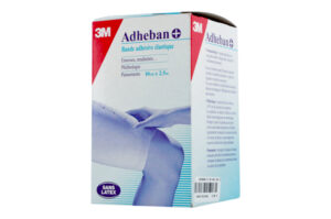 ADHEBAN PLUS bande adhésive élastique 10cmx2,5m