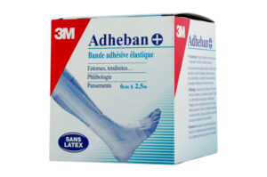 ADHEBAN PLUS bande adhésive élastique 6cmx2,5m