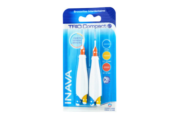 INAVA brossettes trio compact N°2 étroits mixtes