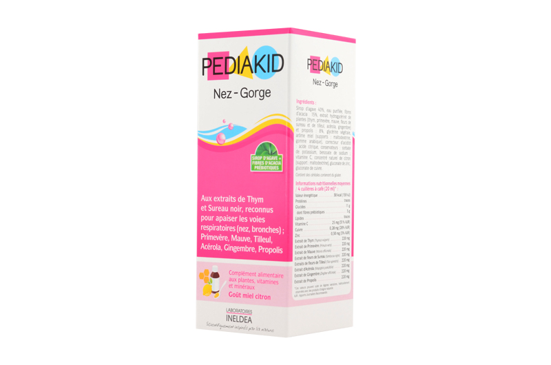 PEDIAKID Nez-Gorge sirop 125 ml - Pharma-Médicaments.com