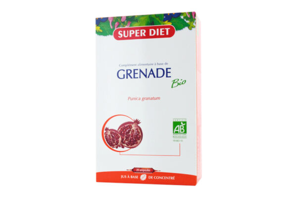 SUPER DIET Grenade  BIO 20 ampoules
