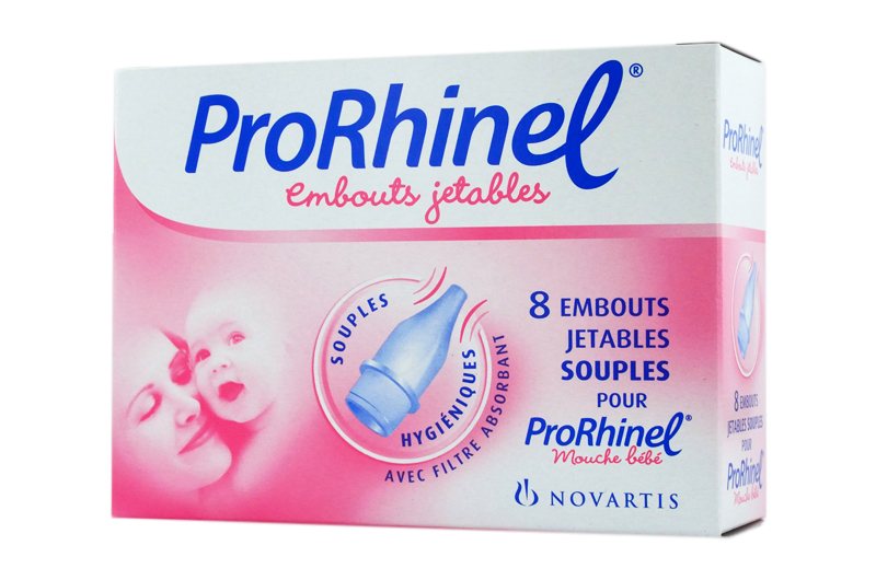 embouts jetables souples pour mouche bébé PRORHINEL : la boite de