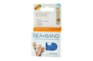 Sea-Band Adulte Bracelet Anti-Nausées Noir 2 unités