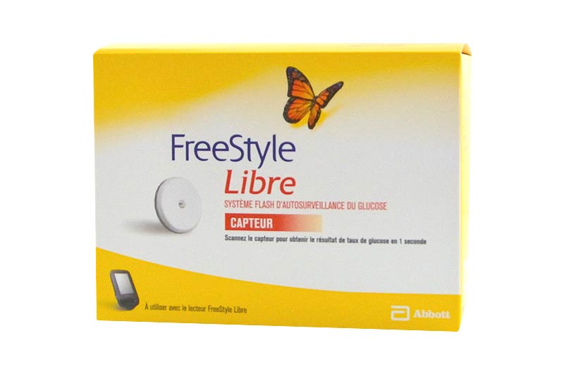 FreeStyle Libre 3 Capteur de diabète 1 pièce Testeur de glycémie Becopa®