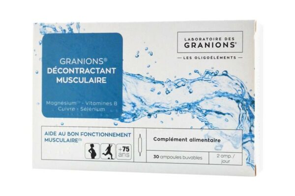 GRANIONS Décontractant Musculaire 30 ampoules buvables