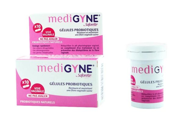 MEDIGYNE Gélules probiotiques boite de 10 gélules