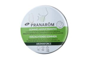 PRANAROM Aromaforce gomme adoucissantes eucalyptus menthe poivrée 45 g