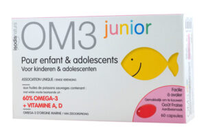 OM3 Junior 60 capsules à mâcher Fraise