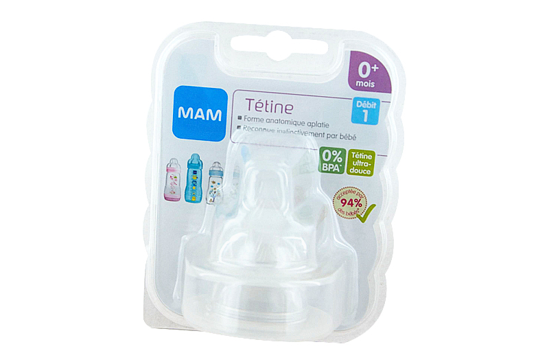 MAM Tétine Silicone pour les nouveaux nés. - Pharma-Médicaments.com