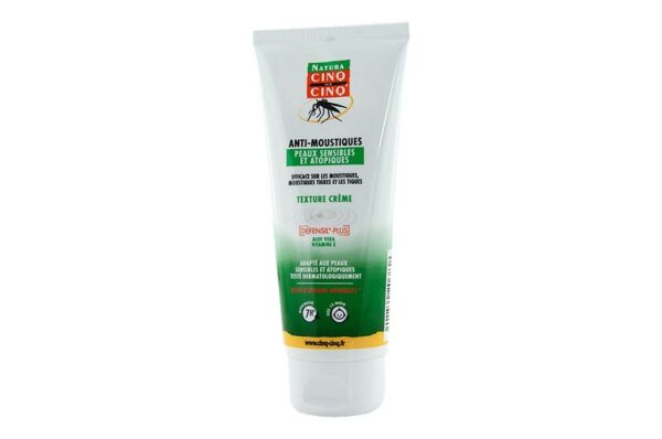 CINQ SUR CINQ Natura Crème anti-moustiques peaux sensibles 100 ml