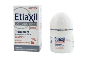 ETIAXIL DETRANSPIRANT Traitement transpiration forte aisselles peaux sensibles bille 15 ml