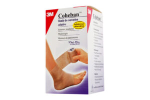 COHEBAN bande de contention cohésive élastique chair 10cmx3,5m