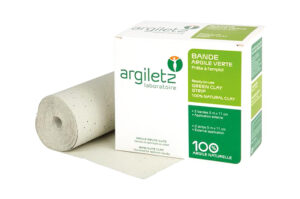 ARGILETZ Argile Verte bandes 5x8,5 paquet de 2