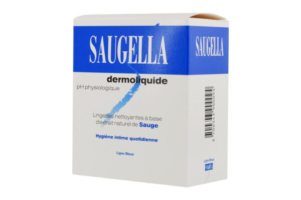 SAUGELLA Dermoliquide lingettes boîte de 10