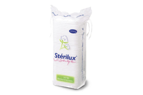 STERILUX Coton visage carrés