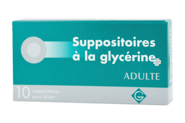 SUPPOSITOIRE GILBERT GLYCERINE adulte boîte de 10