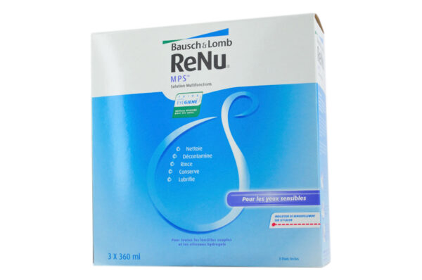 RENU MPS PACK ECO 3 - 3 flacons 360 ml +étui