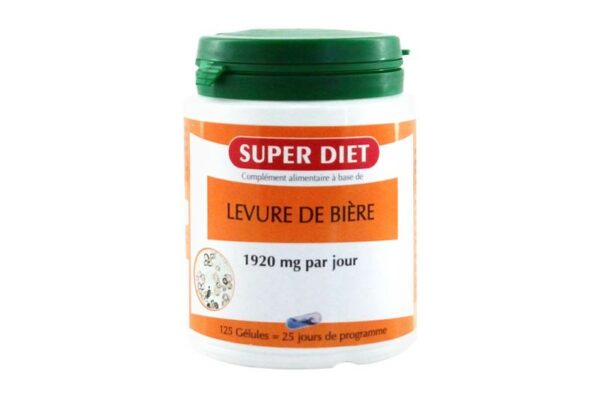 SUPER DIET Levure de bière  125 gélules