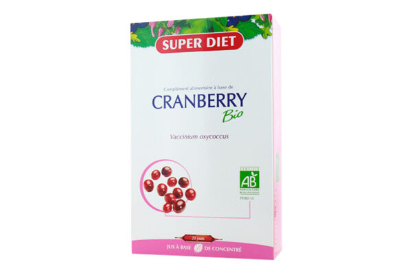 SUPER DIET Cranberry  BIO 20 ampoules