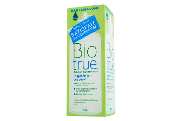 BIOTRUE solution lentille 300 ml flacon + étui