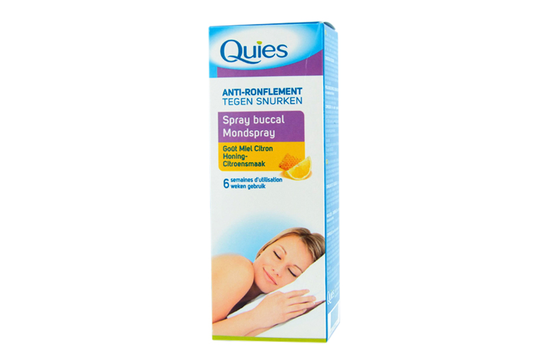 Quies Spray buccal anti-ronflement Goût miel citron - 70ml