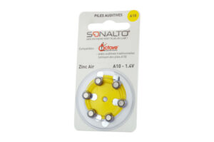 SONALTO Piles 1,4V Zinc Air A10- 6piles