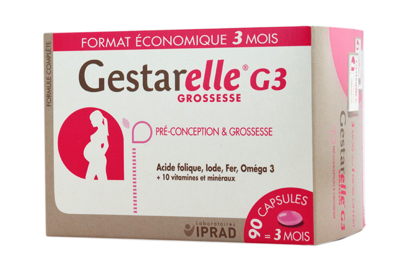 Gestarelle Gestarelle G3+ Preconception Grossesse Allaitement Boite D