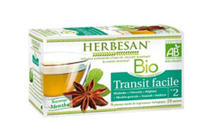 INFUSIONS HERBESAN BIO CHICOREE transit facile 20 sachets