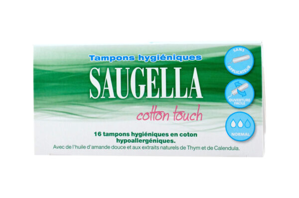 SAUGELLA Tampons hygiéniques cotton touch normal sans applicateur