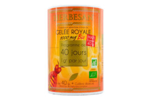 HERBESAN GELEE ROYALE BIO 1000 MG pot de 40 g + cuillère doseuse