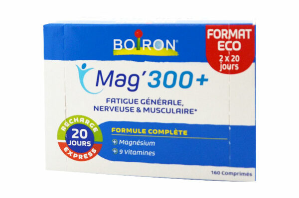 MAGNESIUM 300+ BOIRON 80 comprimés – Image 2