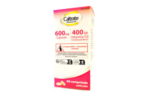 CALTRATE VITAMINE D3 600mg/400ui 60 comprimés pelliculés
