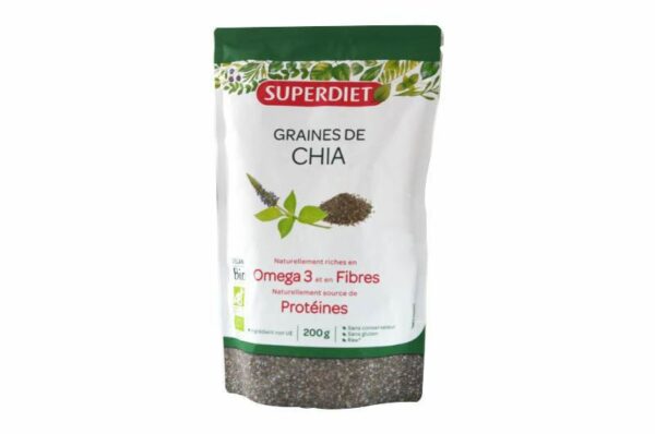 SUPER DIET GRAINES DE CHIA BIO 200 gr