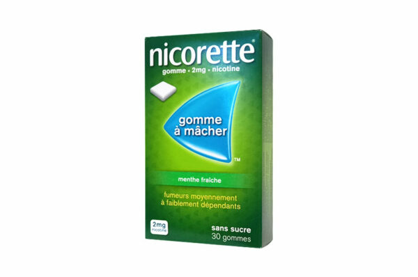 nicorette gomme menthe fraiche