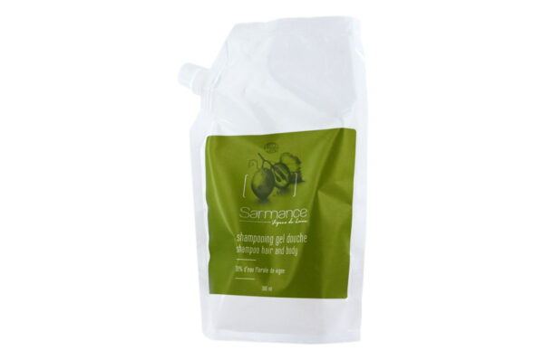 SARMANCE Shampooing – Gel douche recharge doypack 300 ml