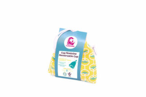 LAMAZUNA Coupe féminine menstruelle - Pochette jaune Taille 2