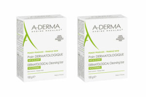 A-DERMA Pain Dermatologique Apaisant Lot de 2x100 g