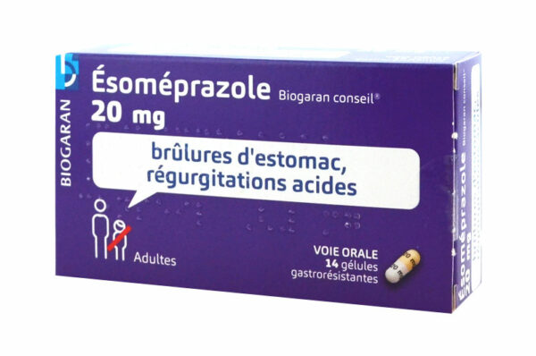 ESOMEPRAZOLE BIOGARAN 20 mg 14 gélules