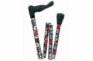 Canne palmaire pliane droite Flower