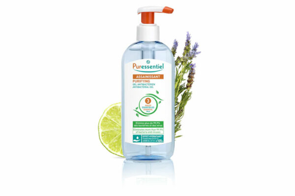 PURESSENTIEL Gel antibactérien assainissant 3 huiles essentielles 250 ml