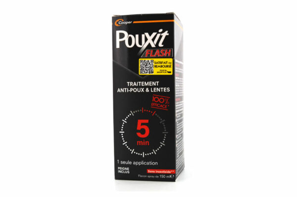 POUXIT Flash traitement anti-poux et lentes 150 ml
