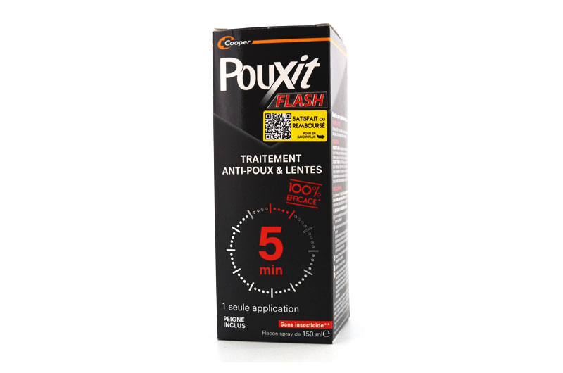 POUXIT Flash traitement anti-poux et lentes 150 ml - Pharma-Médicaments.com