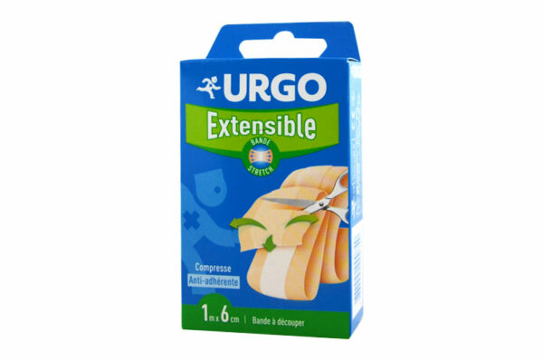 URGO Extensible – Bande Stretch – 1m x 6cm
