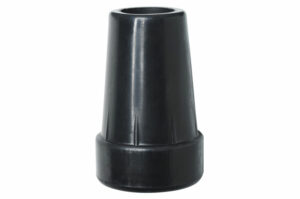Embout Canne fixe 16 mm effet  noir