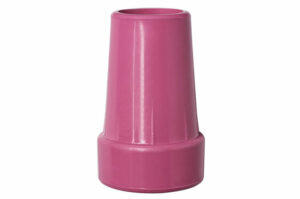 Embout Canne fixe 16 mm effet  rose