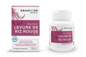 GRANIONS LEVURE DE RIZ ROUGE 30 gélules végétales