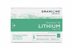 GRANIONS de Lithium 30 ampoules buvables