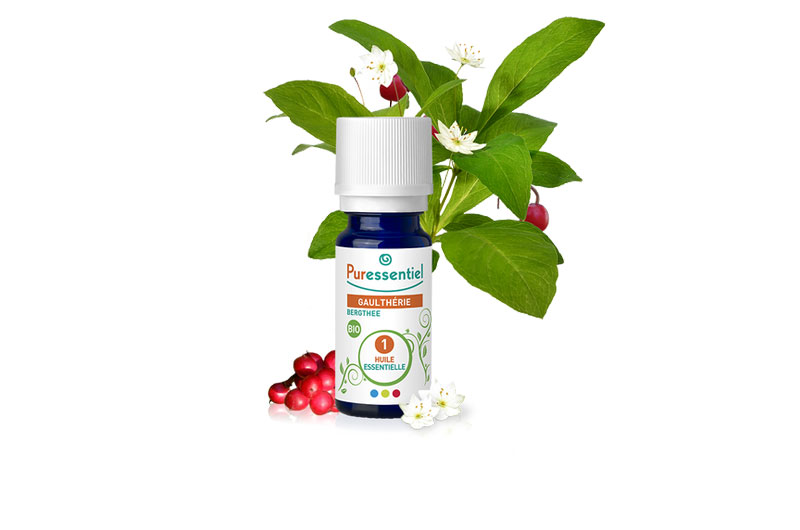 PURESSENTIEL huile essentielle gaulthérie 10ml bio - Pharma-Médicaments.com