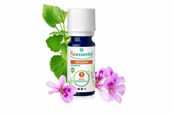 PURESSENTIEL huile essentielle géranium 5ml bio – Image 2