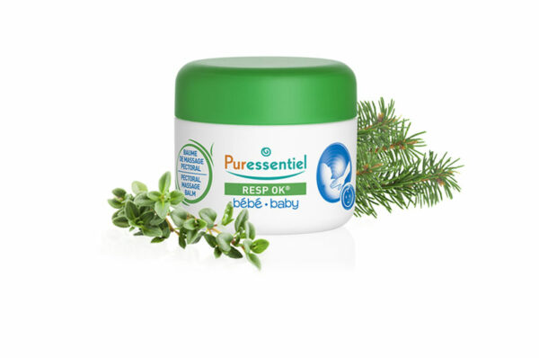 PURESSENTIEL RESPIRATOIRE Baume de massage pectoral bébé Resp OK 30 ml